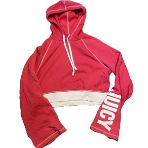 Juicy Couture crop wide sleeve hoodie